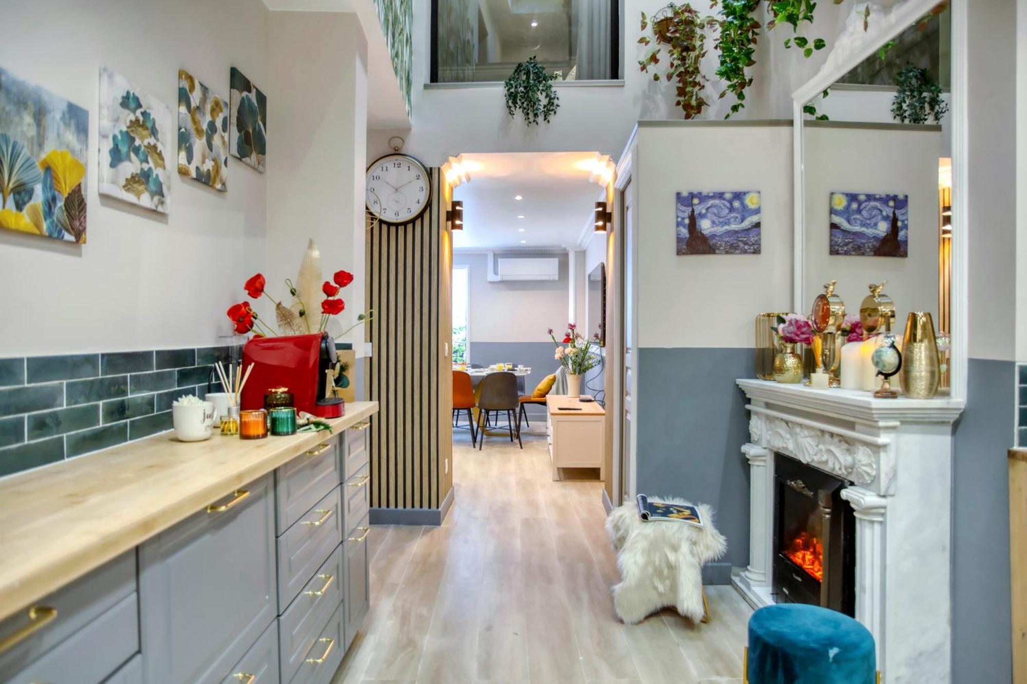 Elegant Triplex In Paris - Ideal For 10 - Aircon Екстериор снимка