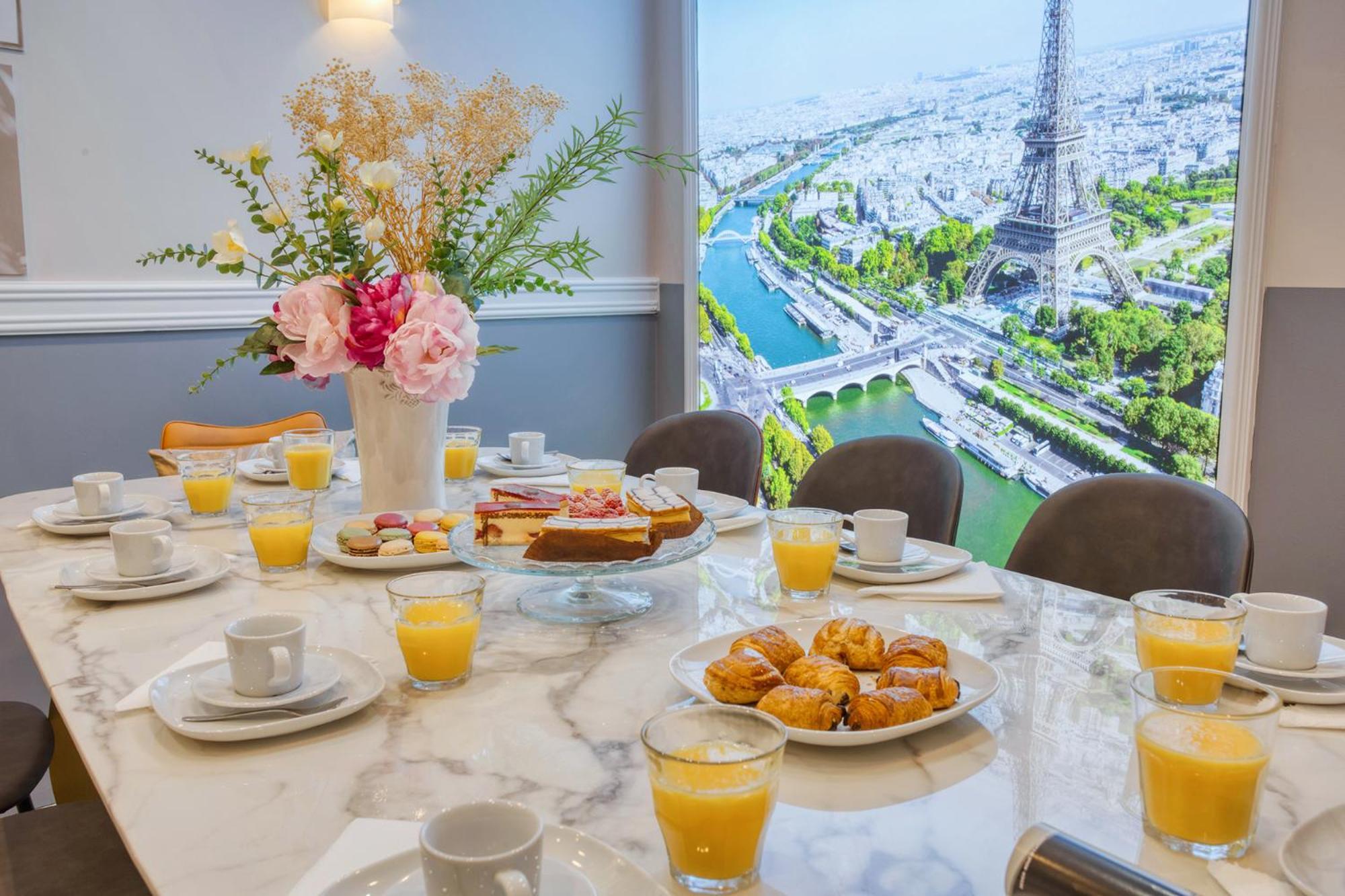 Elegant Triplex In Paris - Ideal For 10 - Aircon Екстериор снимка
