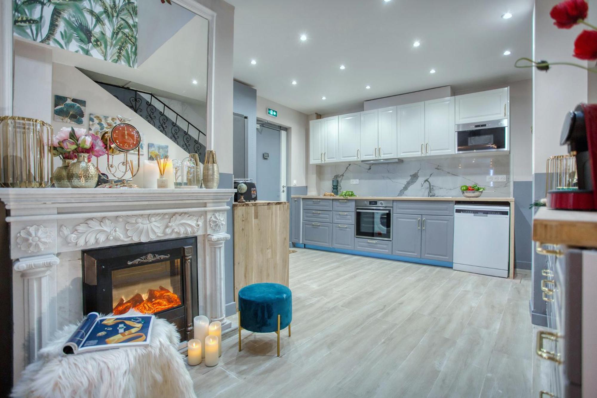 Elegant Triplex In Paris - Ideal For 10 - Aircon Екстериор снимка